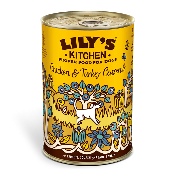 Lily's Kitchen Wet Dog Food: Chicken & Turkey Casserole 6x400g