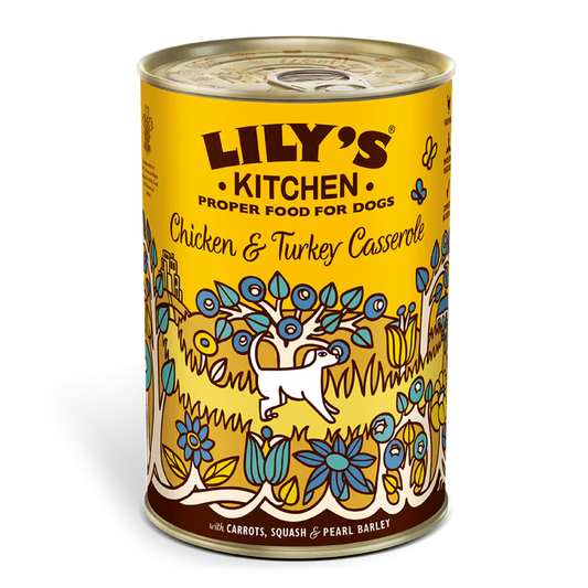 Lily's Kitchen Wet Dog Food: Chicken & Turkey Casserole 6x400g