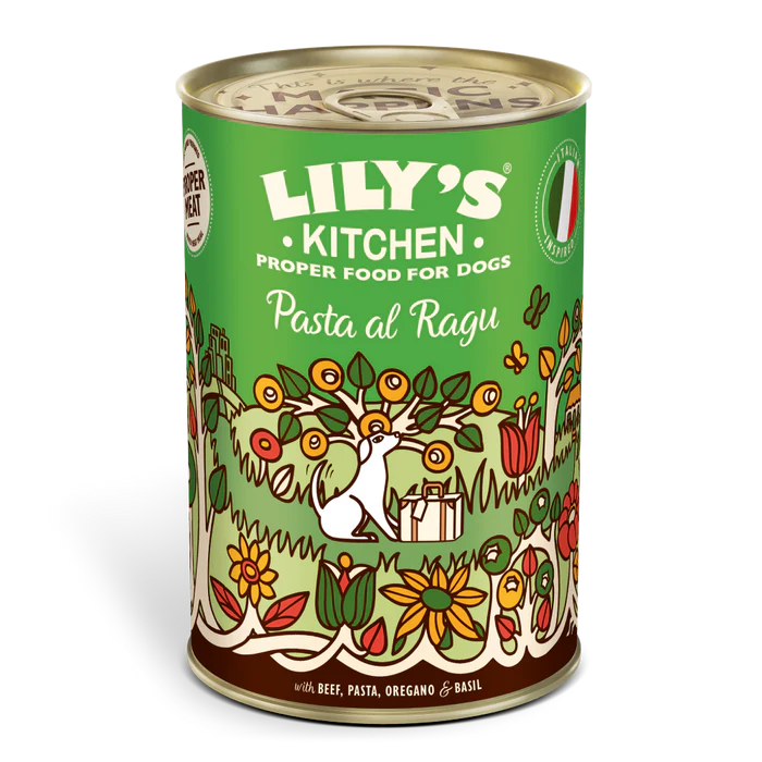 Lily's Kitchen Wet Dog Food: Pasta Al Ragu 6x400g