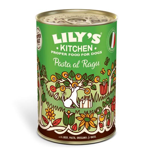 Lily's Kitchen Wet Dog Food: Pasta Al Ragu 6x400g