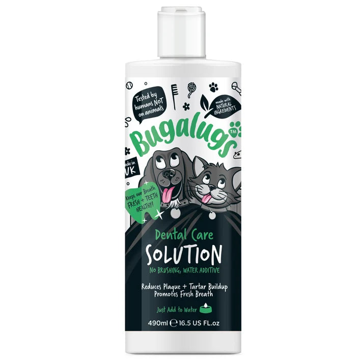 Bugalugs Dental Care Solution Water Additive for Dogs & Cats 250ml – My ...