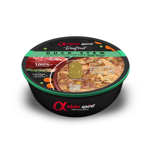 Alpha Spirit Dog Food: Realfood Roast Duck Stew 280g