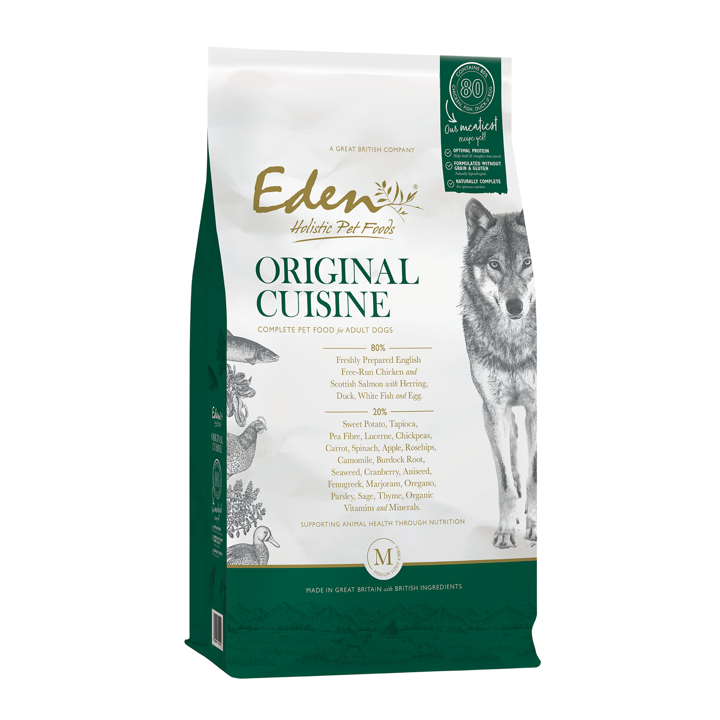 Eden Dog Food: 80/20 Original Cuisine Medium Kibble