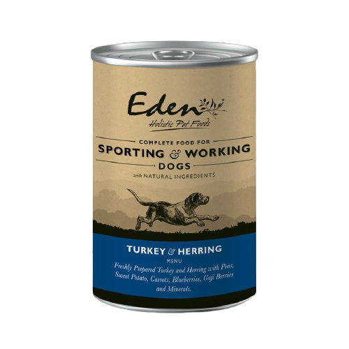 Eden Working Dog Food: Wet Food Turkey & Herring 400g