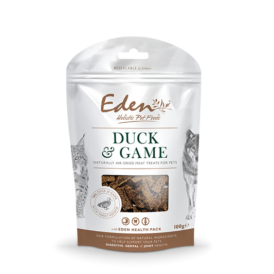 Eden Dog & Cat Treats Duck with Game