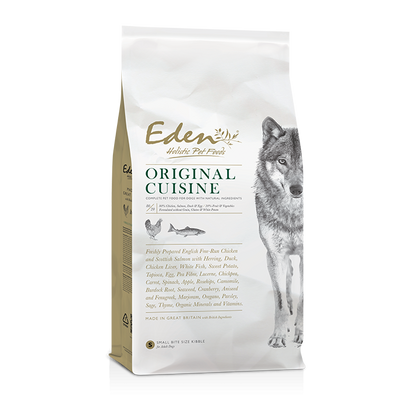 Eden Dog Food: 80/20 Original Cuisine Small Kibble 12kg (Damaged Bag)