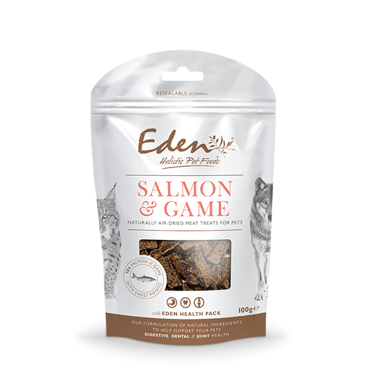 Eden Dog & Cat Treats Salmon with Game
