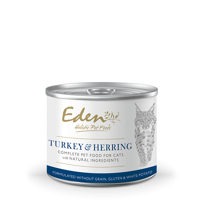 Eden Wet Cat Food: Turkey and Herring 200g