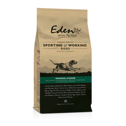 Eden Working Dog Food: 80/20 Original Cuisine Medium Kibble 15kg