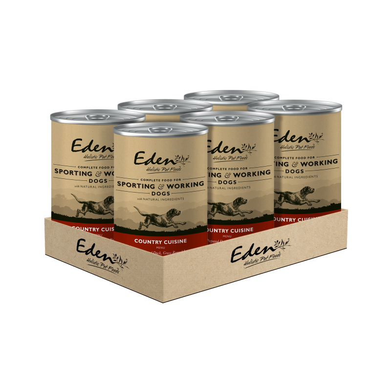 Eden Working Dog Food: Wet Food Country Cuisine 6x400g
