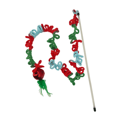 KONG Christmas Cat Teaser Loopz