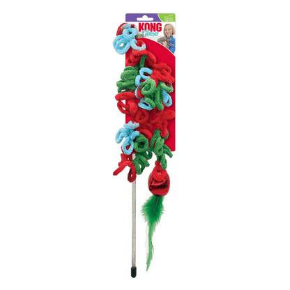 KONG Christmas Cat Teaser Loopz