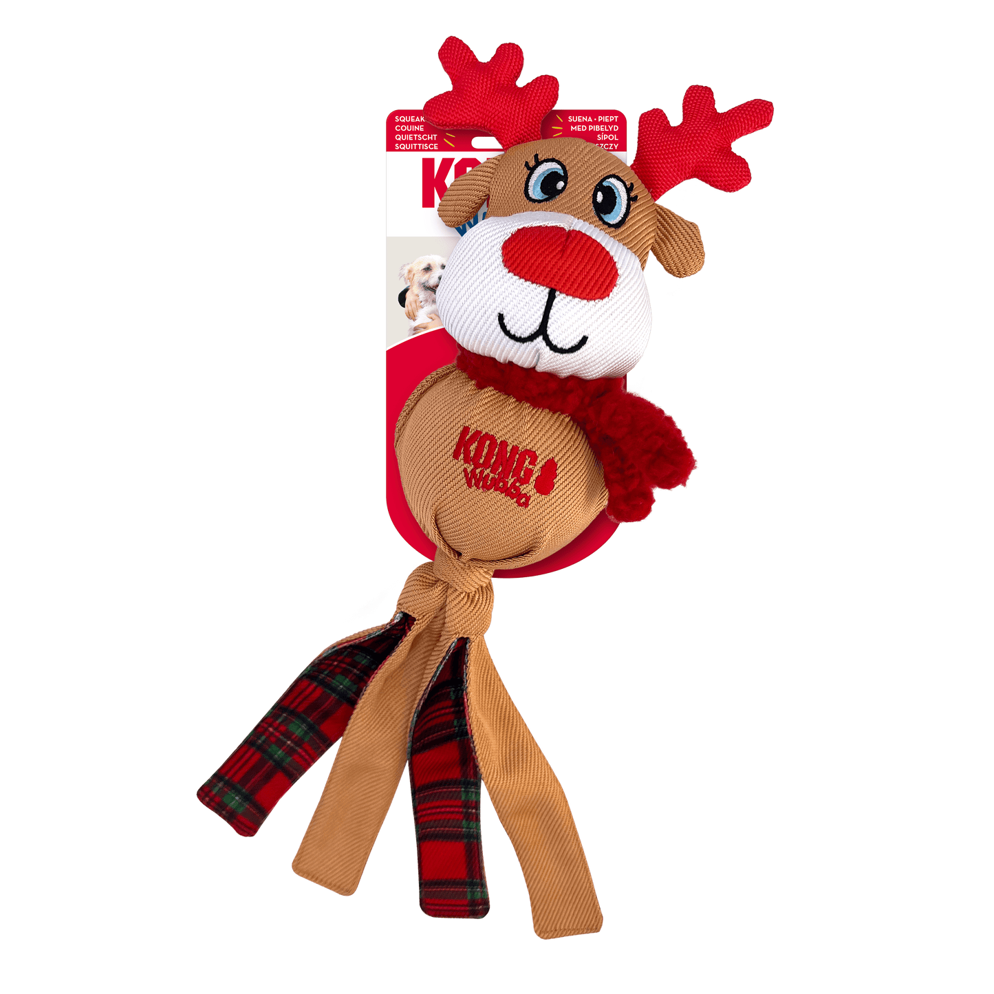 KONG Christmas Wubba Reindeer Large