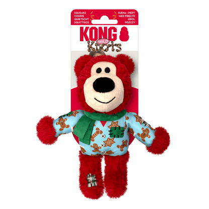 KONG Christmas Wild Knots Bear Red Small/ Medium