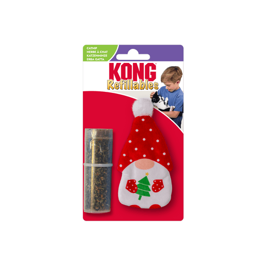 KONG Christmas Cat Refillables Gnome