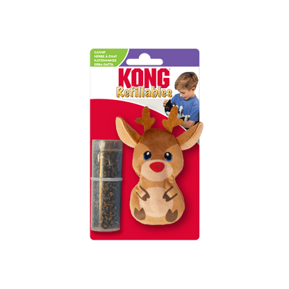 KONG Christmas Cat Refillables Reindeer