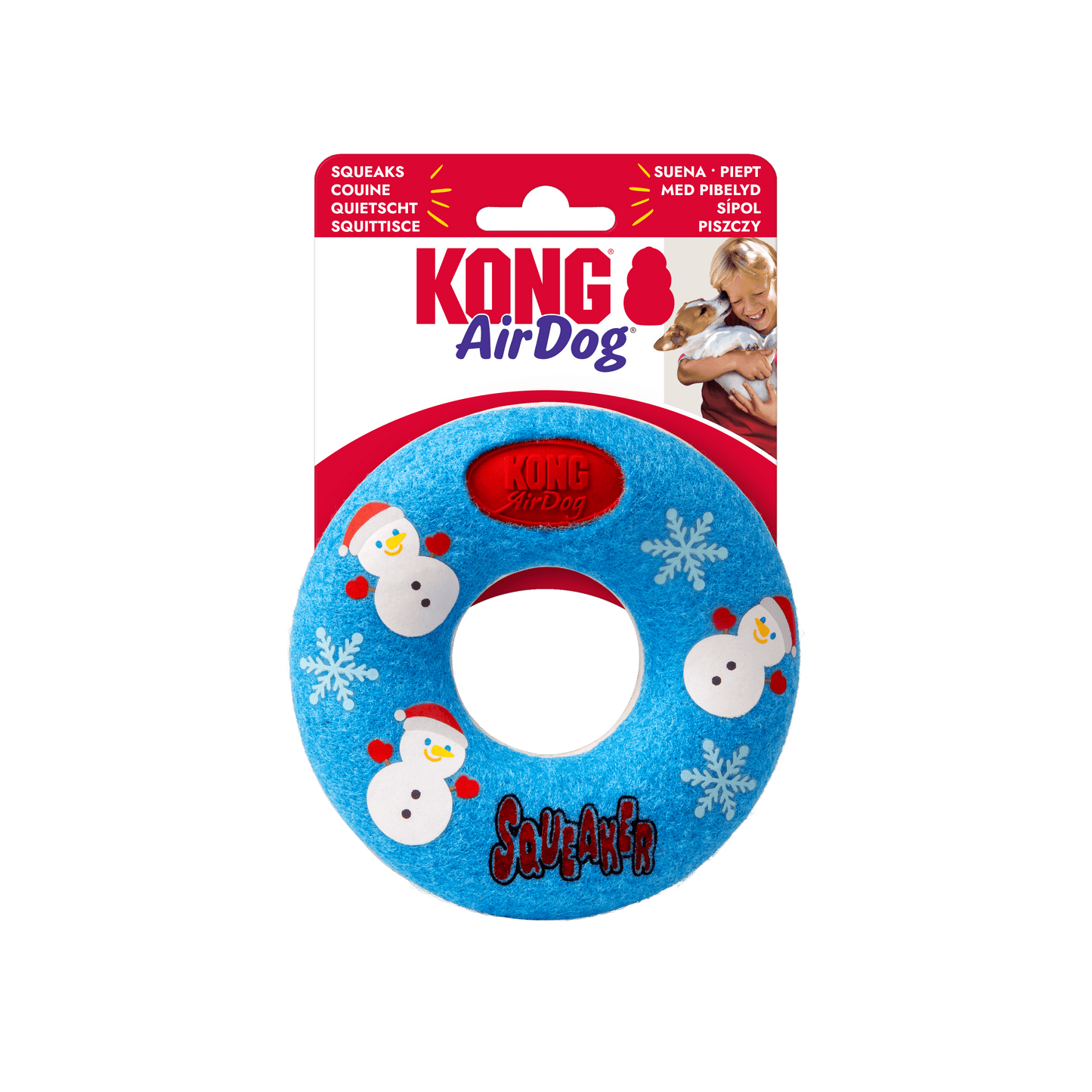 KONG Christmas AirDog Donut Medium