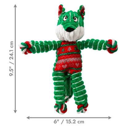 KONG Christmas Floppy Knots Fox Small/ Medium