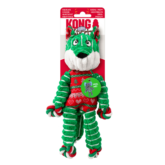 KONG Christmas Floppy Knots Fox Small/ Medium