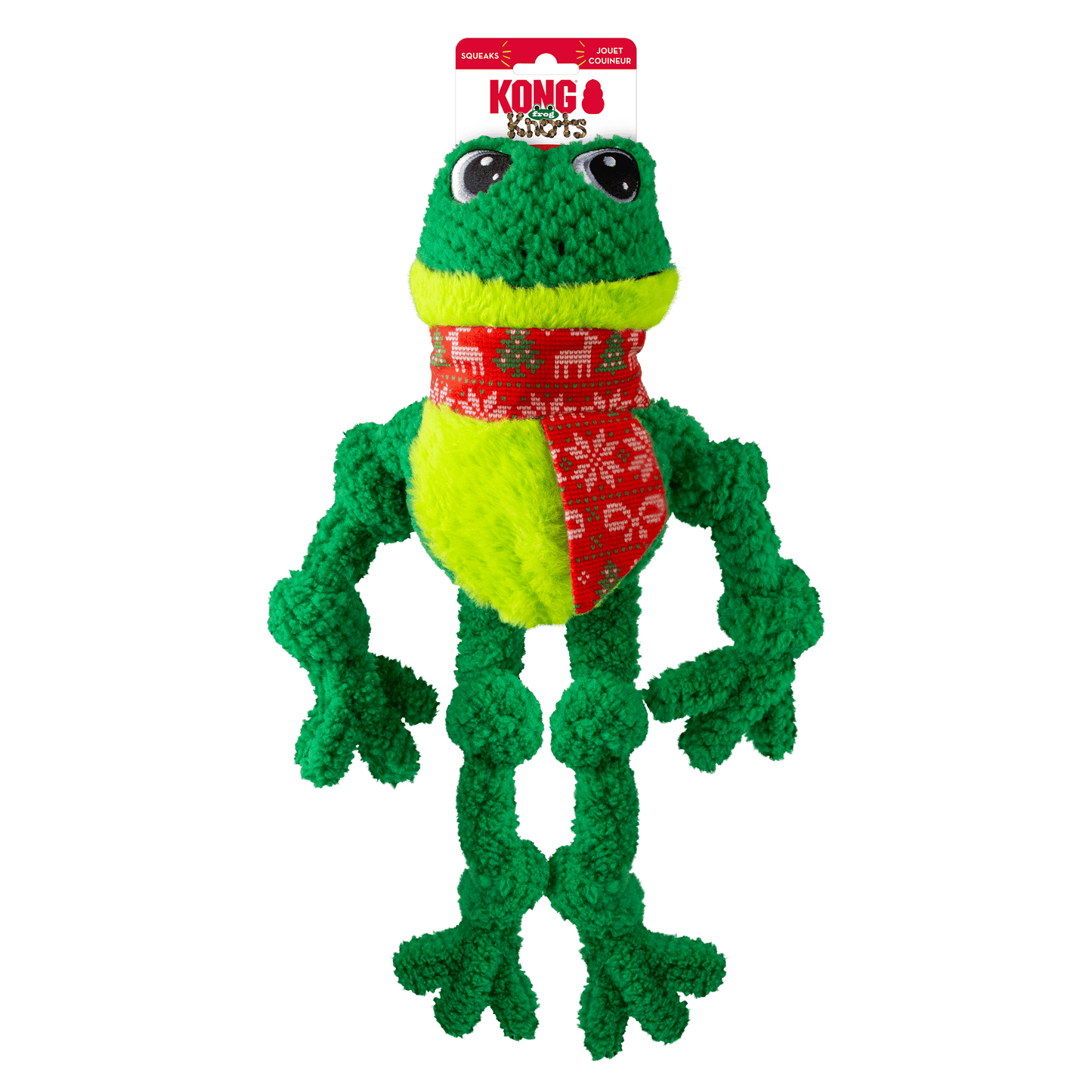 KONG Christmas Knots Frog Large/ Extra Large