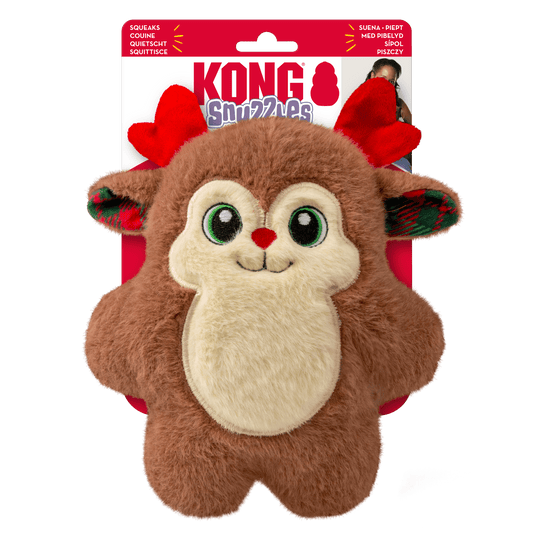 KONG Christmas Snuzzles Reindeer Medium