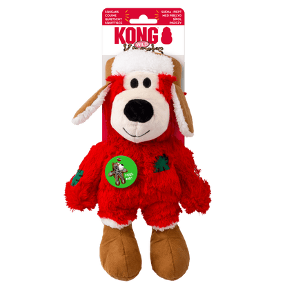 KONG Christmas Wild Knots Bear Red Medium/ Large
