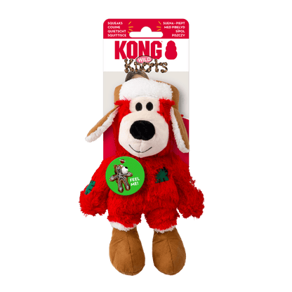 KONG Christmas Wild Knots Bear Red Small/ Medium