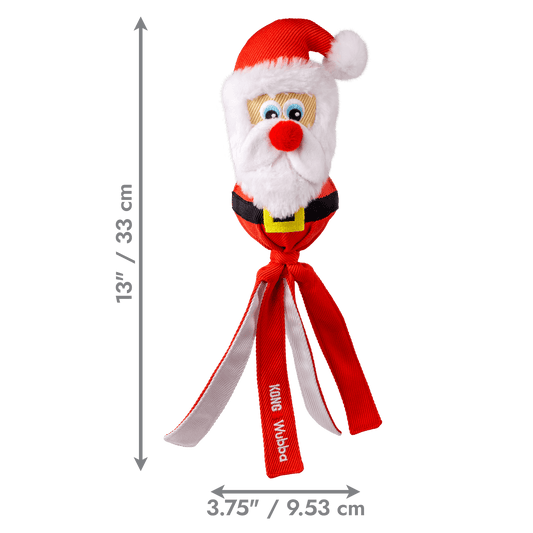 KONG Christmas Wubba Penguin Santa
