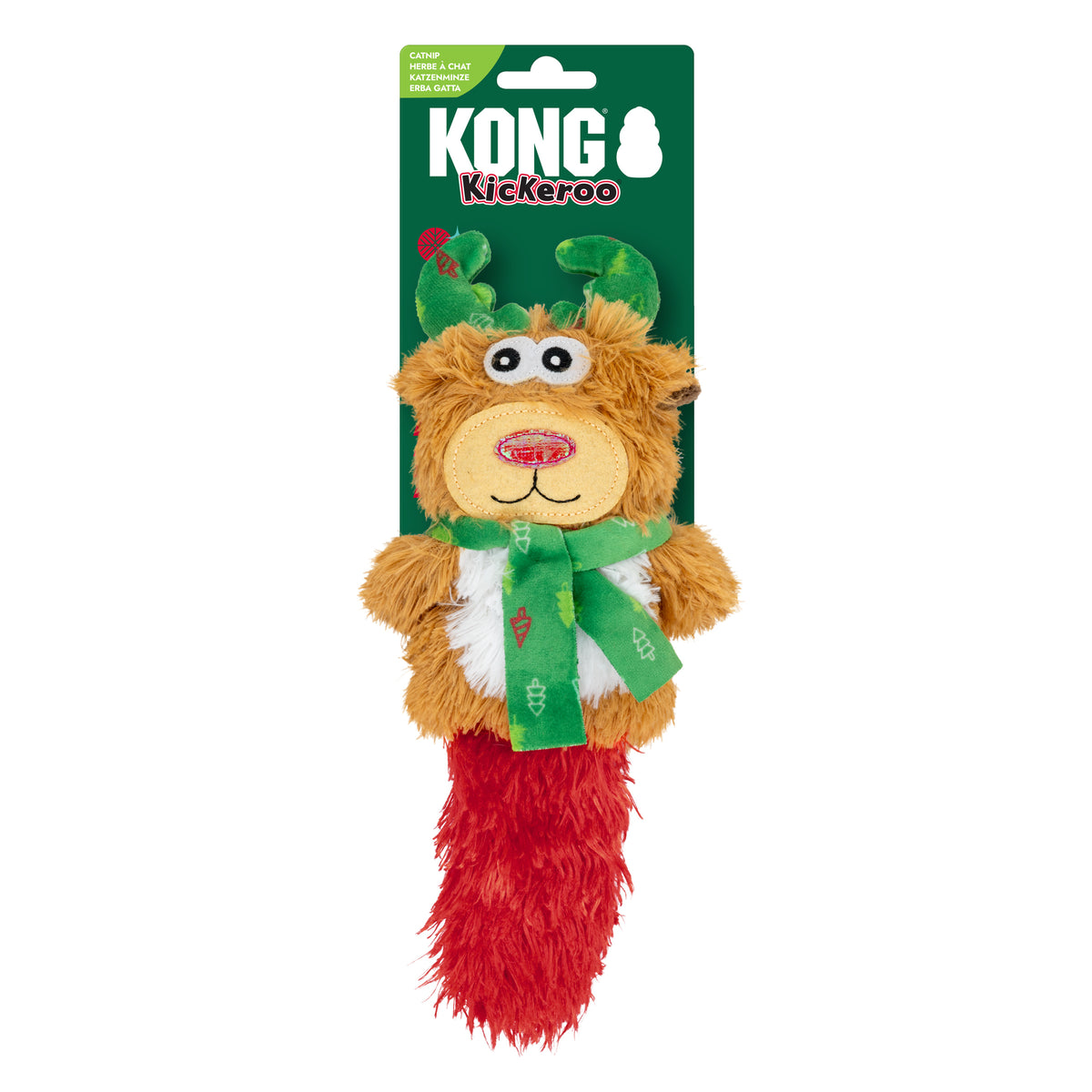 KONG Christmas Cat Kickeroo Reindeer