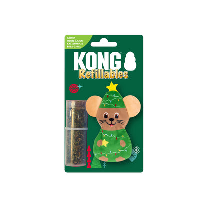 KONG Christmas Cat Refillables Mouse