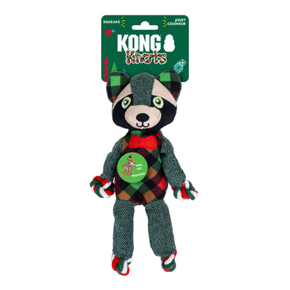 KONG Christmas Floppy Knots Dapper Grey Small/ Medium