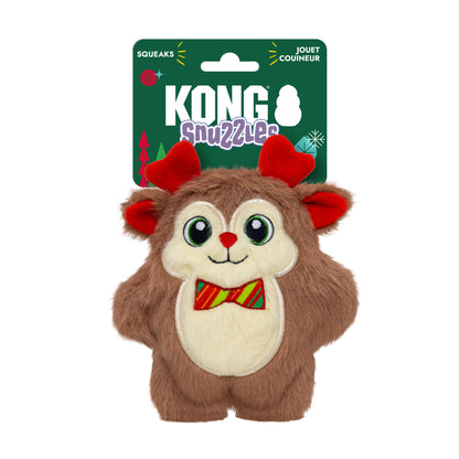 KONG Christmas Snuzzles Bow Tie Reindeer Small