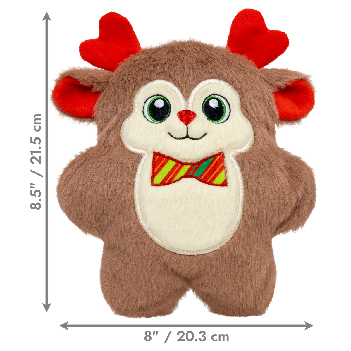 KONG Christmas Snuzzles Bow Tie Reindeer Medium
