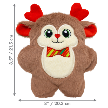 KONG Christmas Snuzzles Bow Tie Reindeer Medium