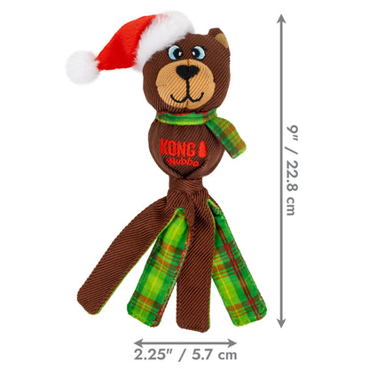 KONG Christmas Wubba Bear Small