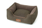 Snug & Cosy Heritage Tweed High Sided Orthopaedic Chocolate Bed