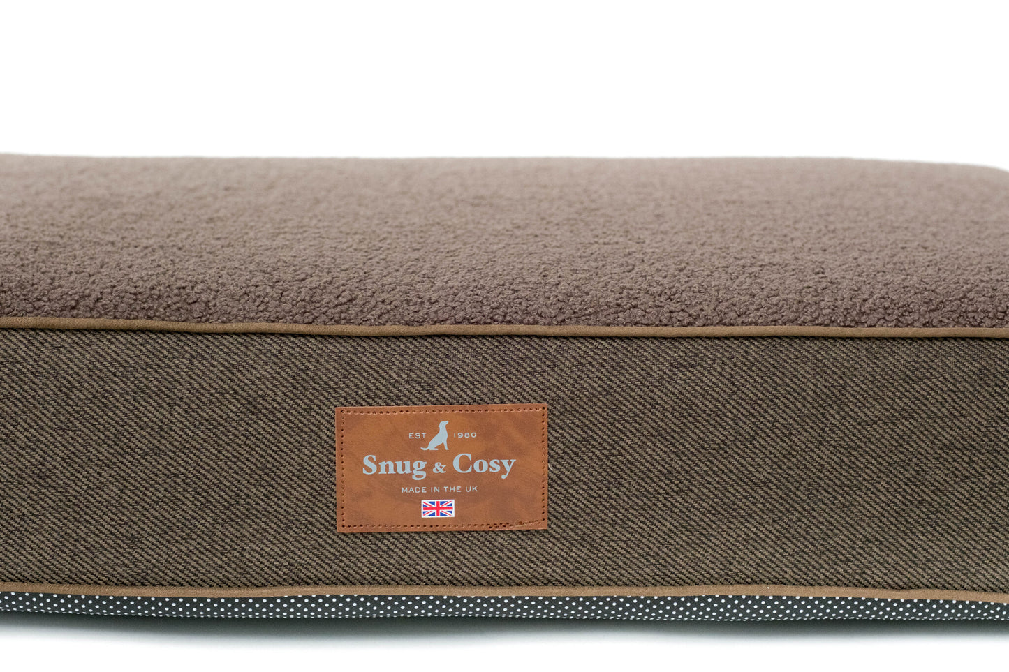 Snug & Cosy Heritage Tweed Memory Foam Chocolate Mattress