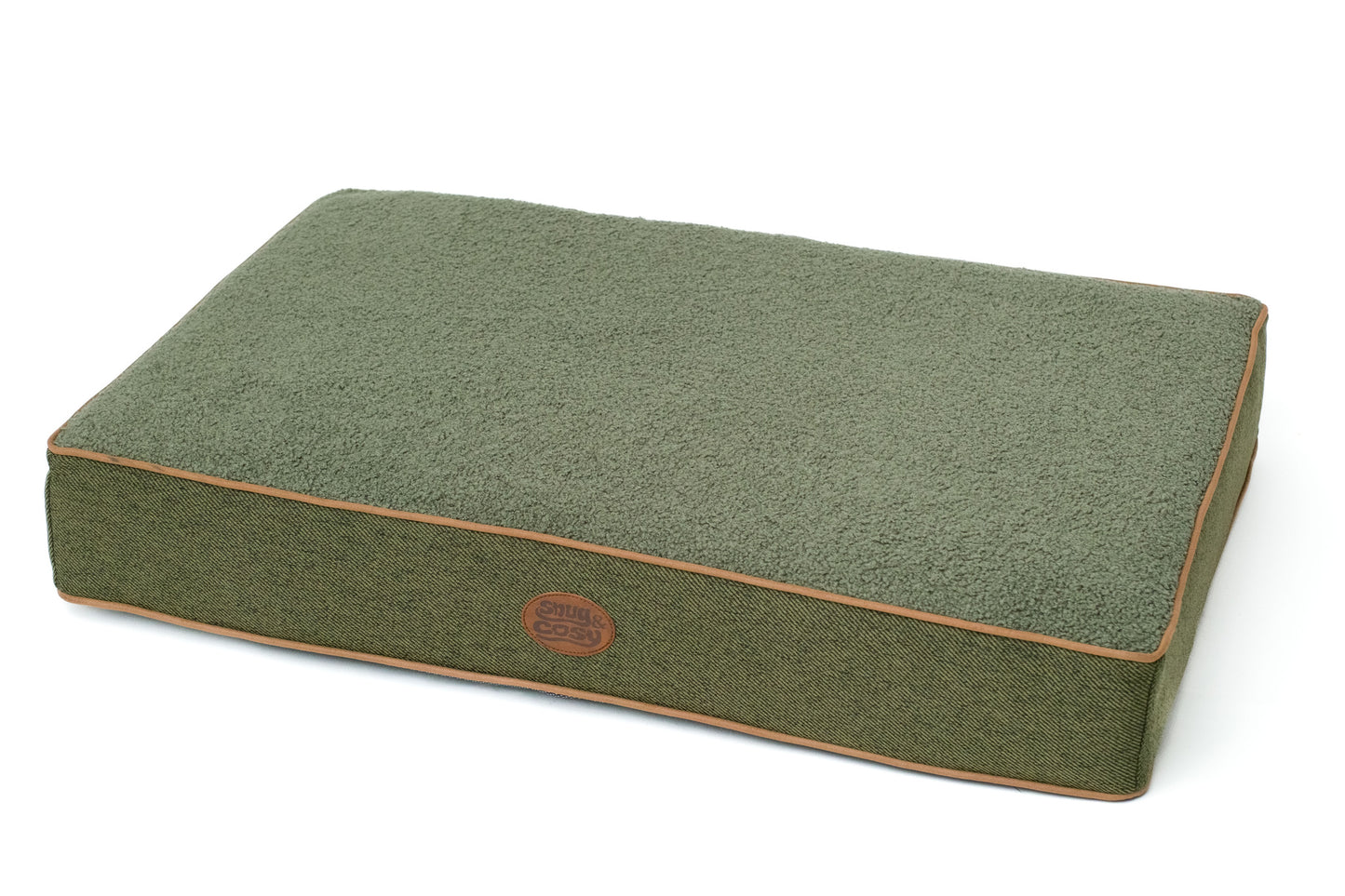 Snug & Cosy Heritage Tweed Memory Foam Country Green Mattress