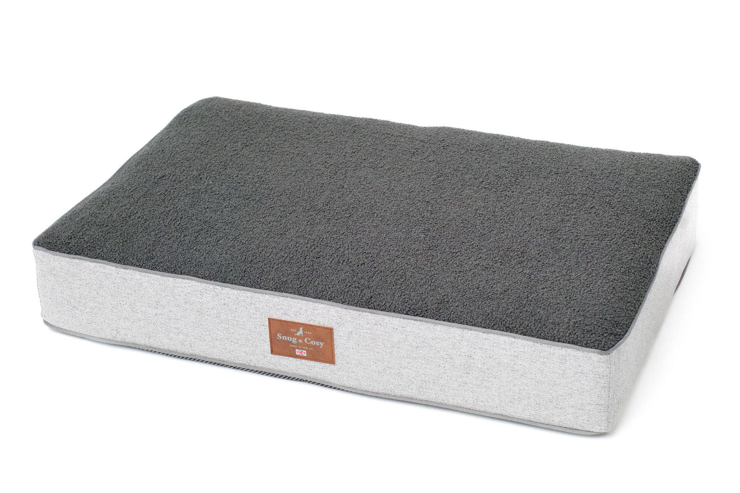 Snug & Cosy Heritage Tweed Memory Foam Dove Grey Mattress