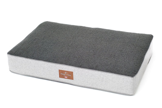 Snug & Cosy Heritage Tweed Memory Foam Dove Grey Mattress