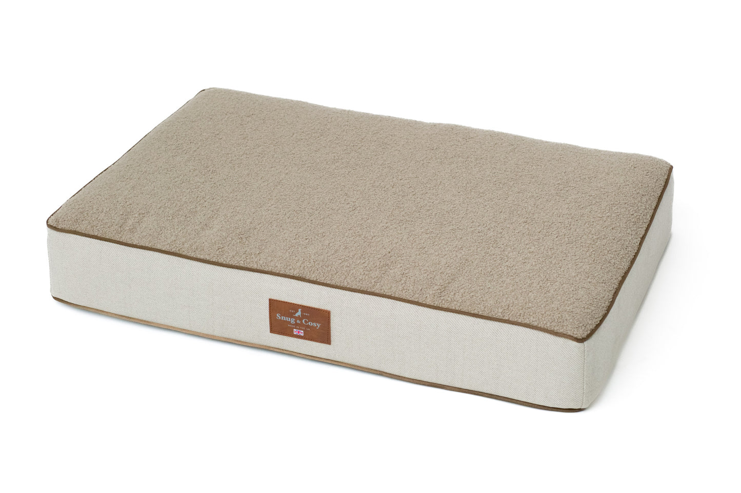 Snug & Cosy Heritage Tweed Memory Foam Natural Mattress