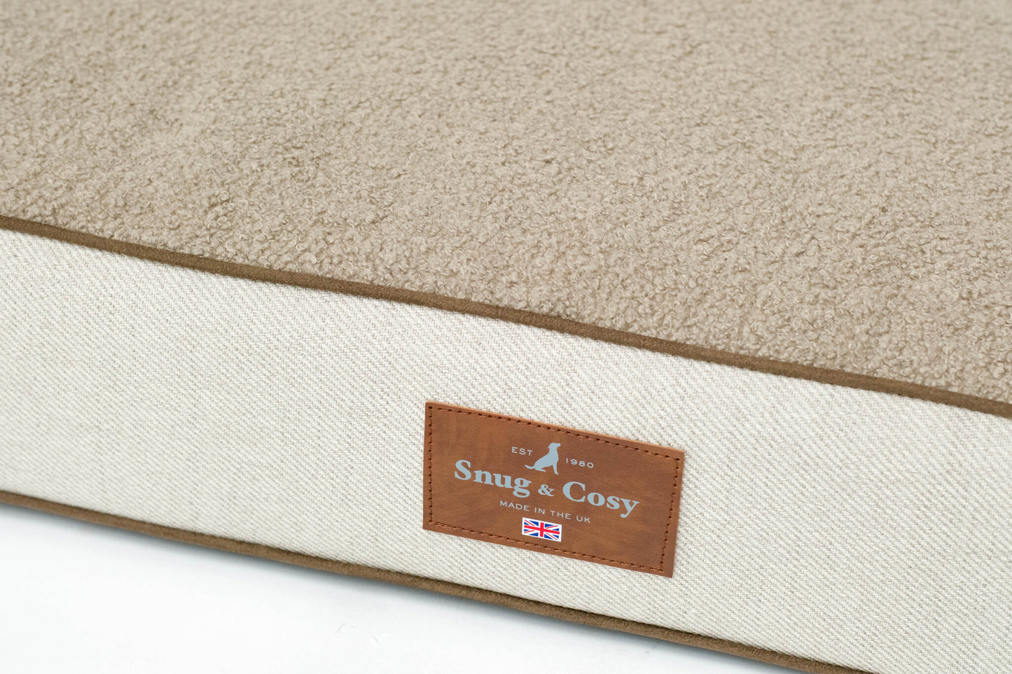 Snug & Cosy Heritage Tweed Memory Foam Natural Mattress