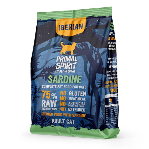 Primal Spirit Cat Food: Iberian Pork with Sardine 1kg