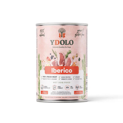 YDOLO Wet Dog Food: Adult Iberico Pork 400g