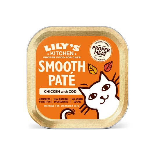 Lily's Kitchen Wet Cat Food: Chicken with Cod Pate 85g