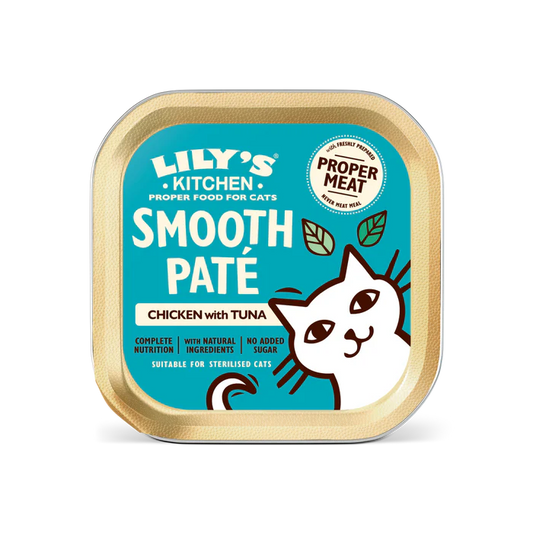 Lily's Kitchen Wet Cat Food: Chicken with Tuna Pate 85g