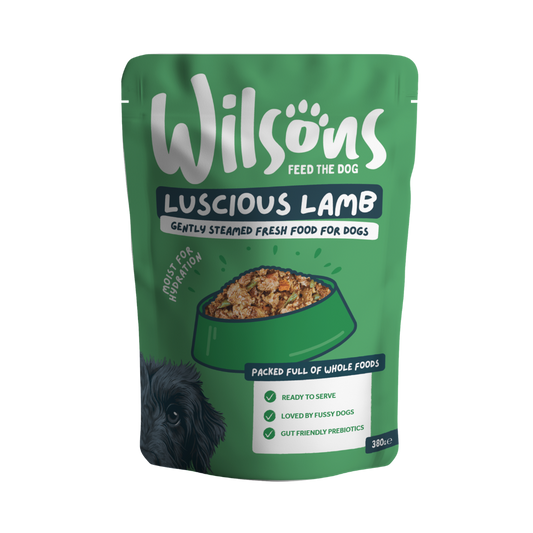 Wilsons Wet Dog Food: Fresh Adult Lamb & Rice 380g