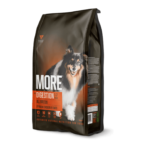 MORE Dog Food: +Digestion All Breeds Chicken 12kg