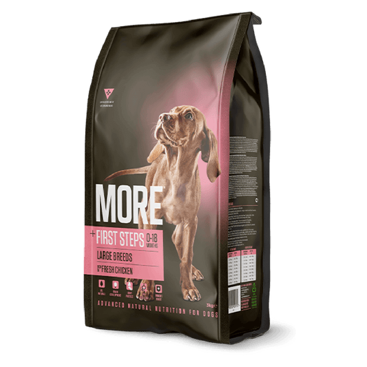 MORE Dog Food: +First Steps Large Breed Chicken 12kg
