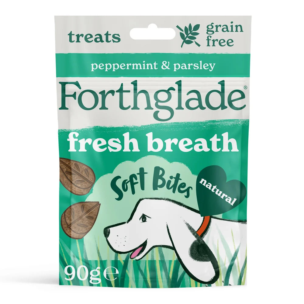 Forthglade Dog Treats: Soft Bites Fresh Breath 90g